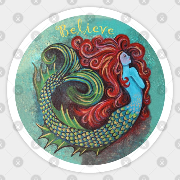 Mermaid Believe Sticker by Heartsake